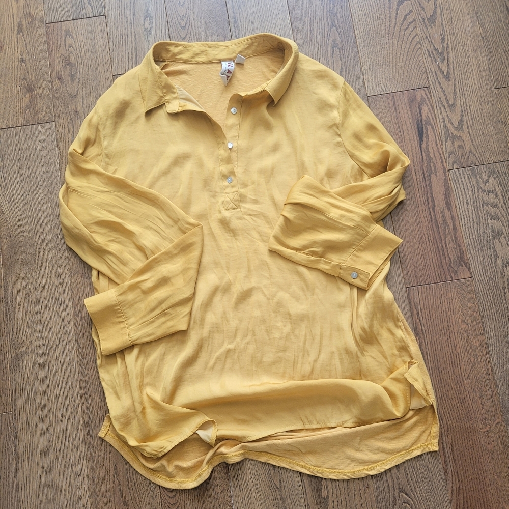 Marigold blouse from Anthropologie